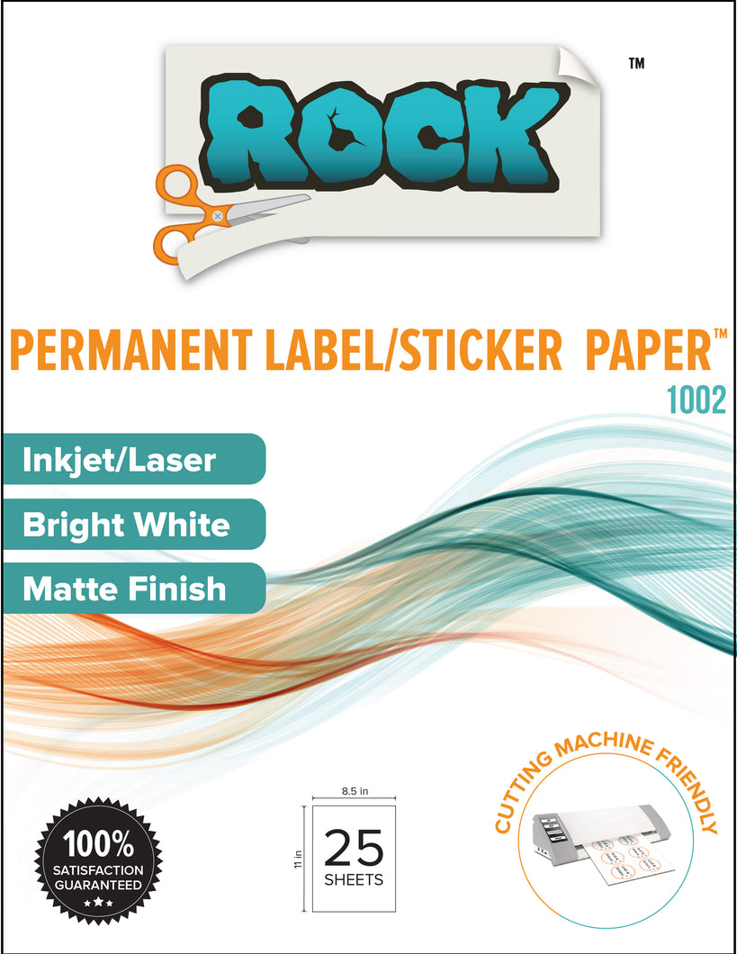 Permanent Adhesive Sticker/Label Paper