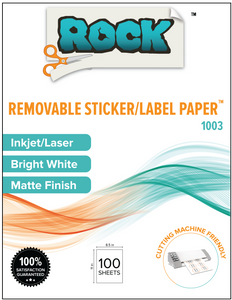 Removable Sticker/Label Paper